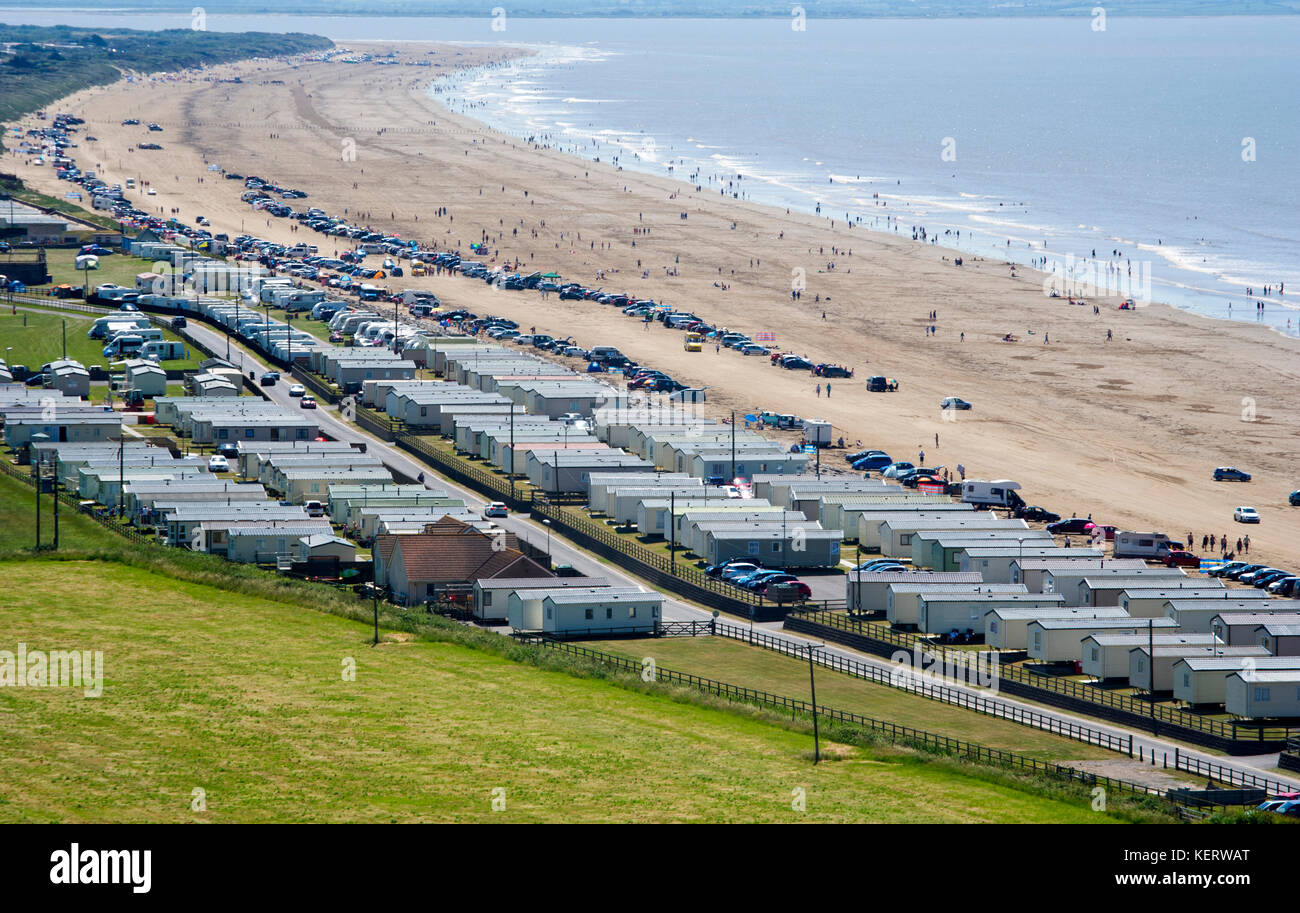 Brean Beach From Brean Down Somerset England Stock Photo Alamy