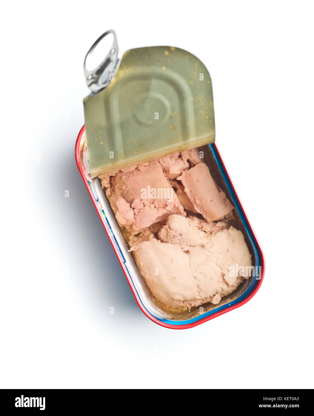 Cod liver in oil in can isolated on white background Stock Photo - Alamy