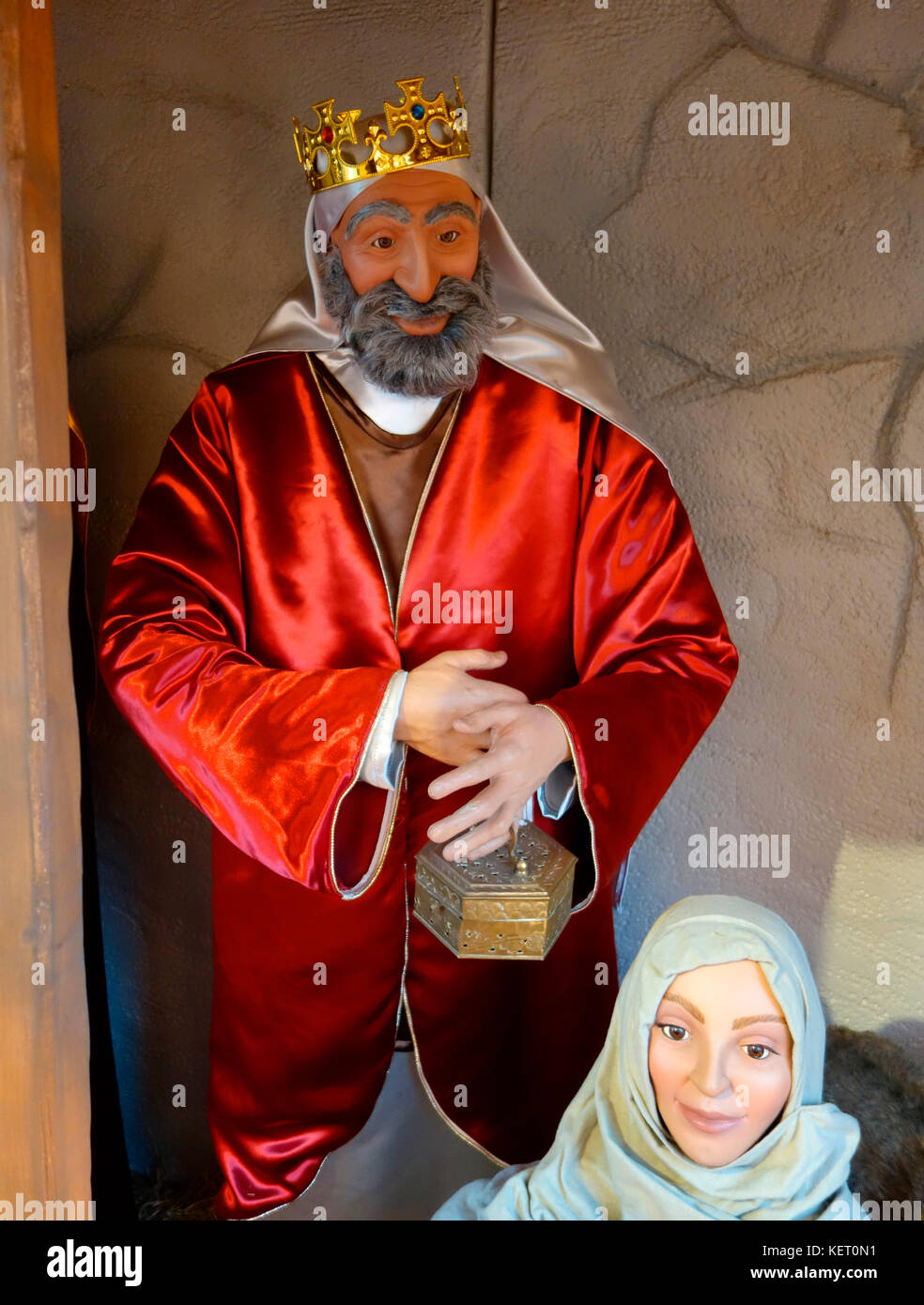 a model from a nativity Christmas scene Stock Photo Alamy