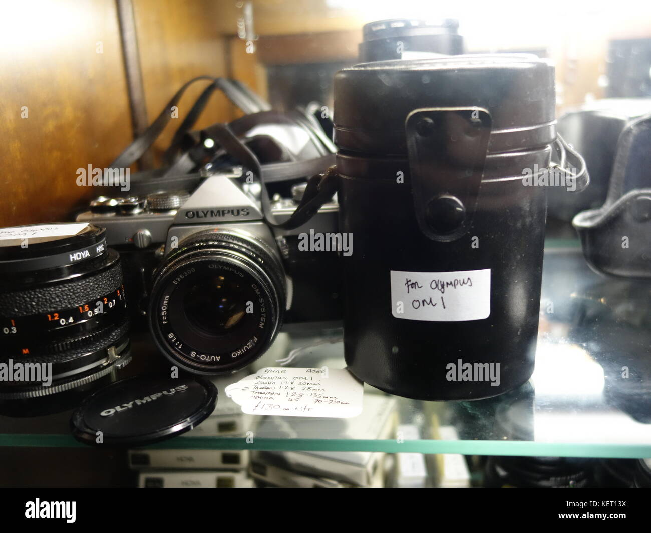 vintage Olympus camera Stock Photo Alamy