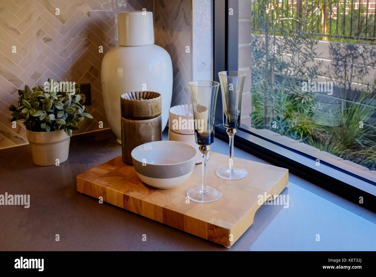 Interior design of a modern Australian home featuring the latest ontrend decorations and