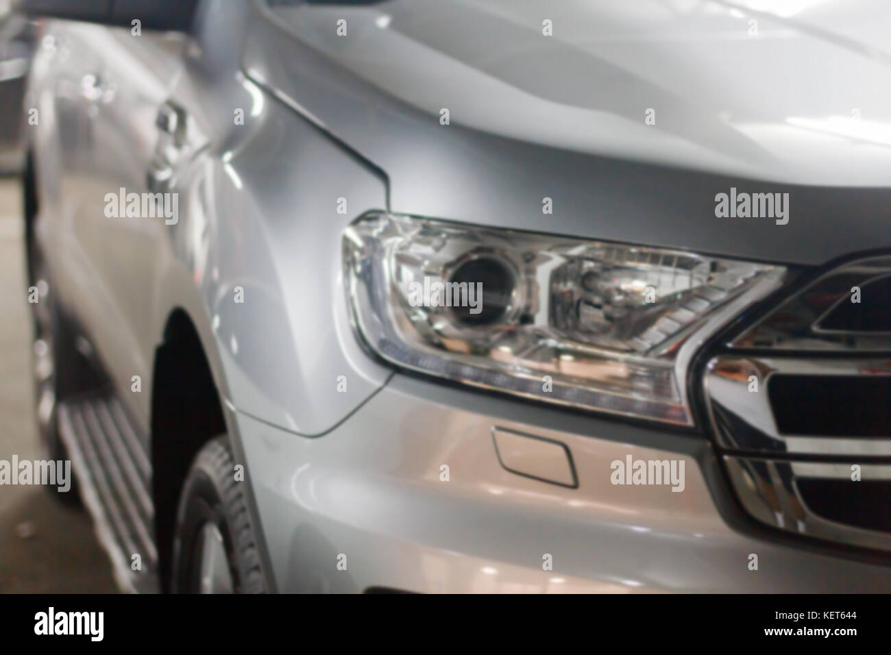 blurry and close up the headlights of cars Stock Photo Alamy