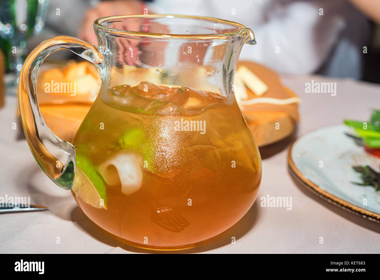 Closeup photo of homemade lemonade Stock Photo Alamy