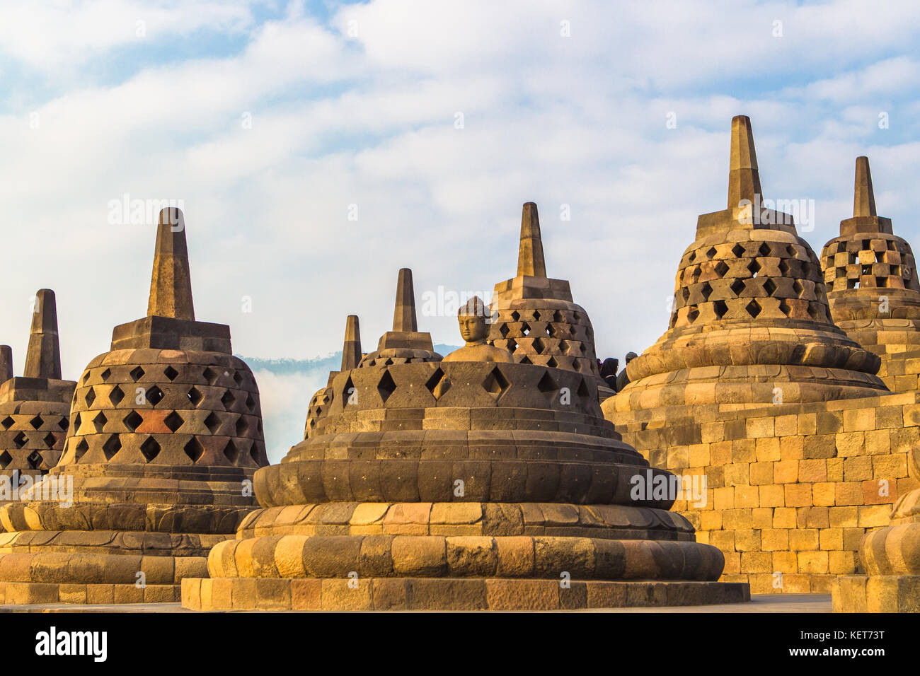 Borobudur, 9th-century Mahayana Buddhist temple in Magelang, Central ...