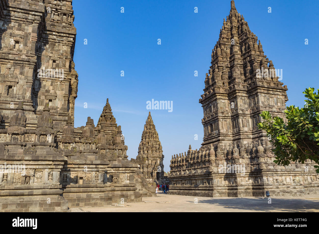Prambanan, a 9th-century Hindu temple compound in Central Java ...