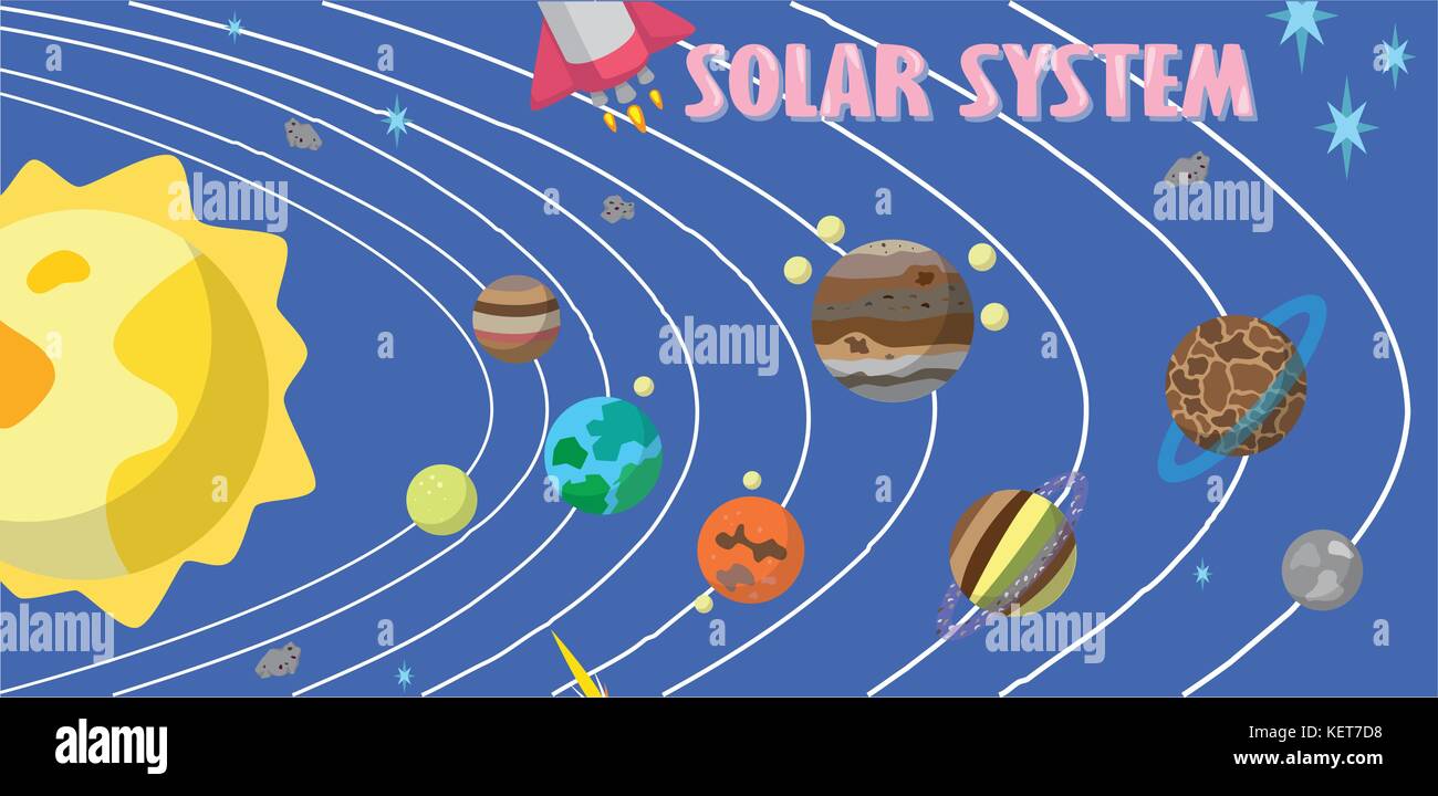 Solar system Stock Vector Images - Alamy