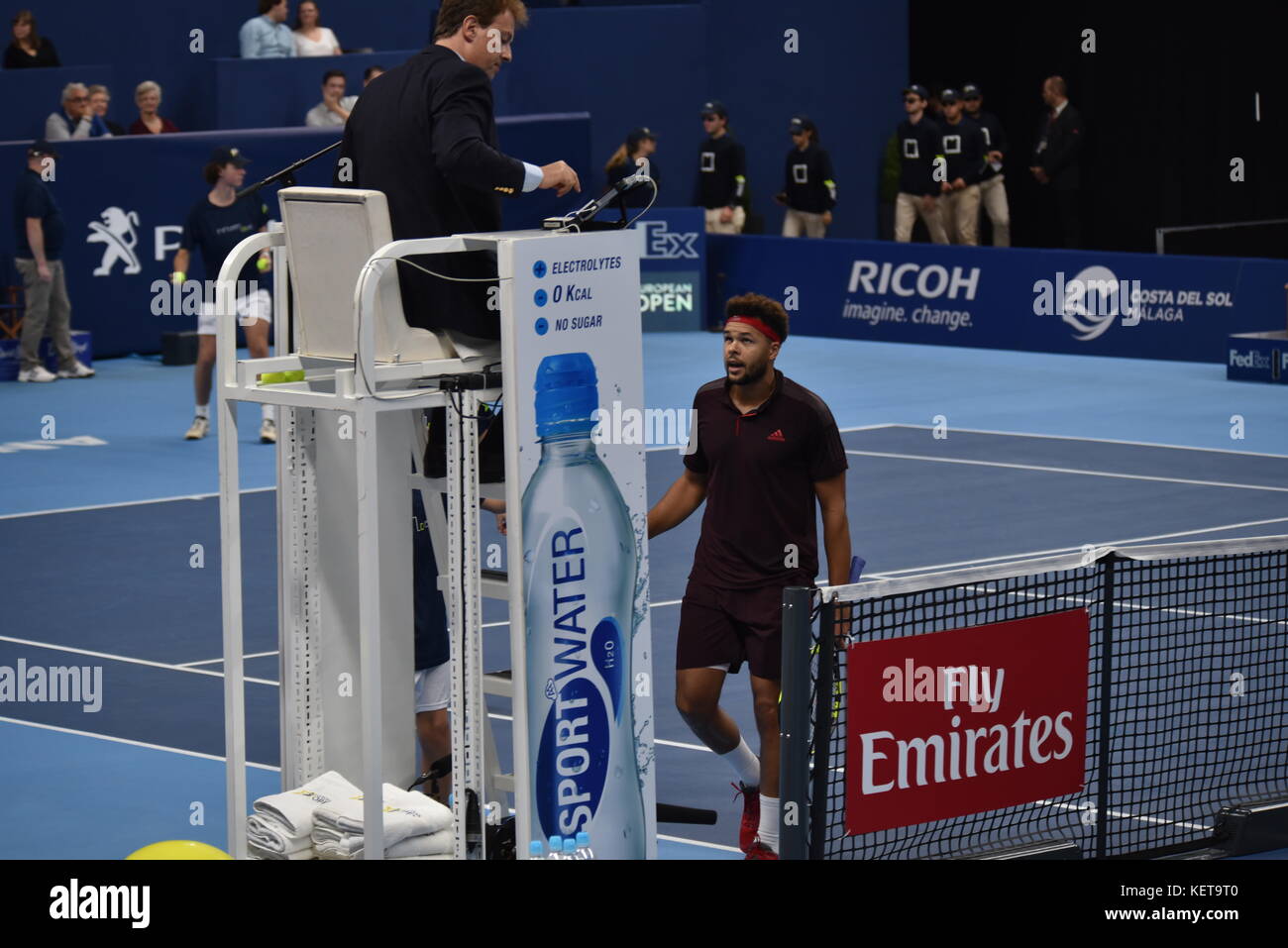 European Open ATP World Tour 250 Series Antwerp Belgium Stock Photo