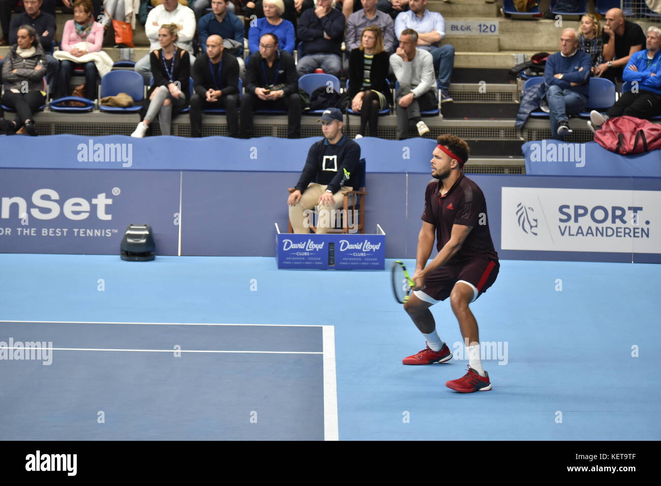 European Open ATP World Tour 250 Series Antwerp Belgium Stock Photo