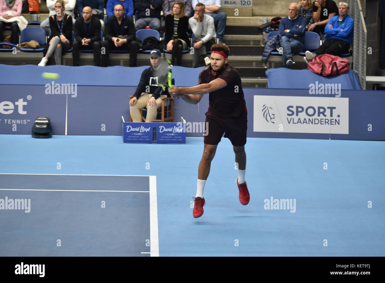 European Open ATP World Tour 250 Series Antwerp Belgium Stock Photo