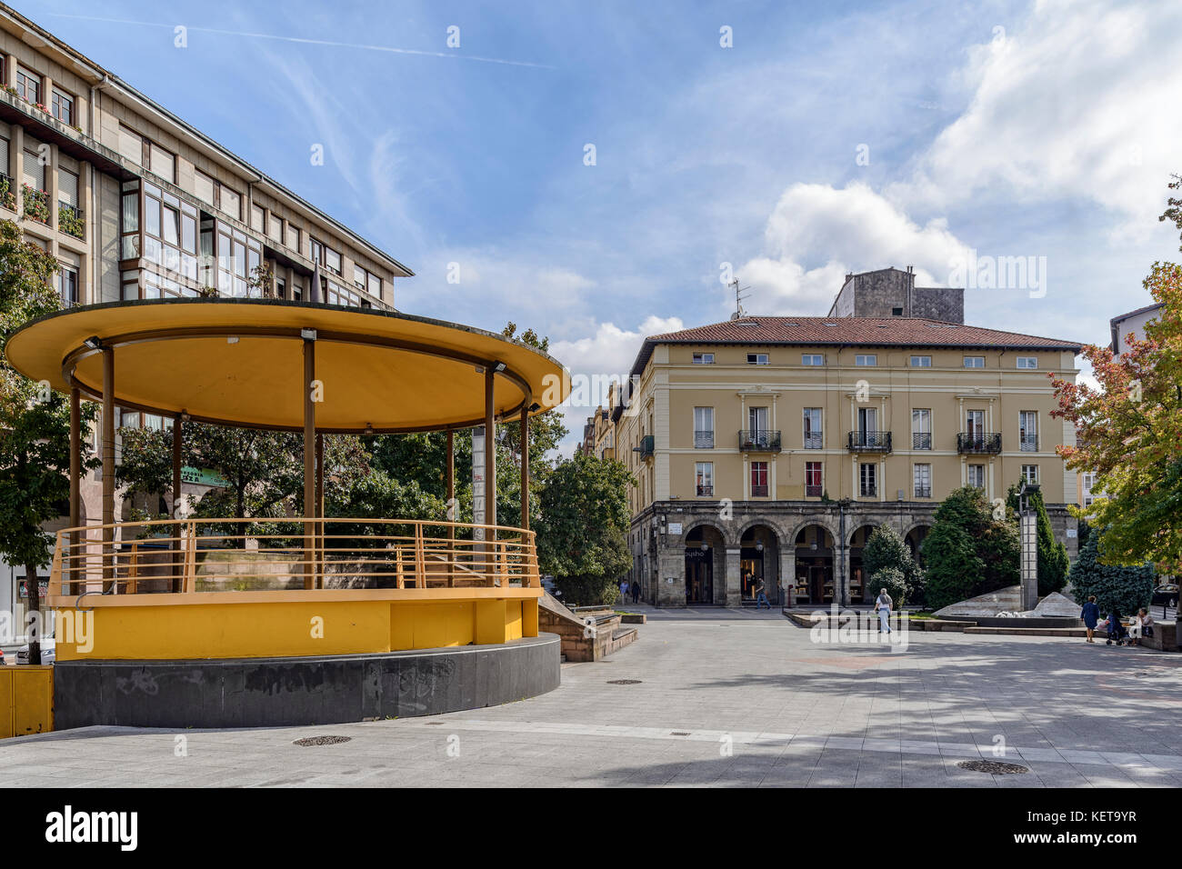 Plaza Mayor Gilberto Quijano Of The City Of Torrelavega Cantabria