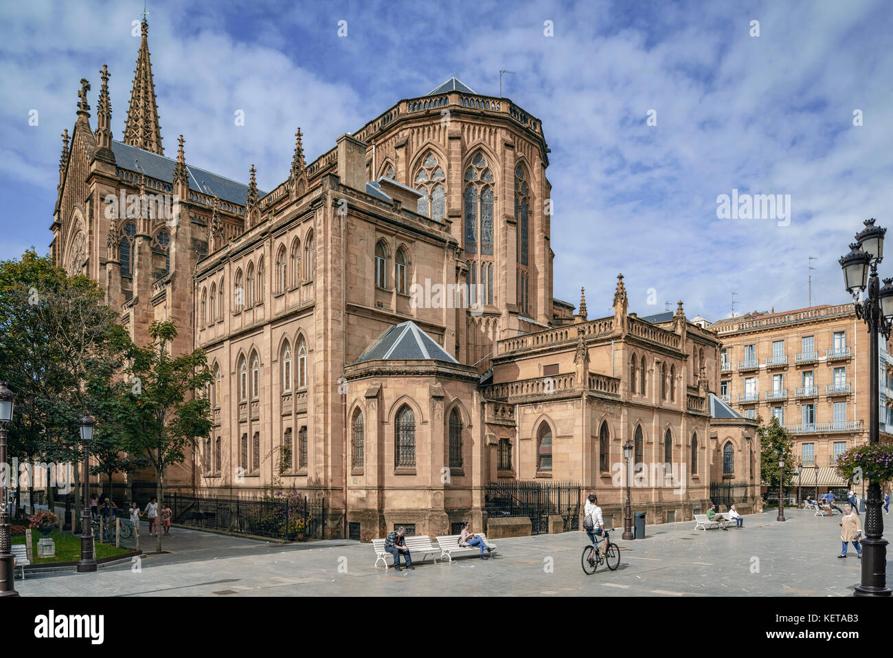 Neo gothic cathedral san sebastian hi-res stock photography and images ...