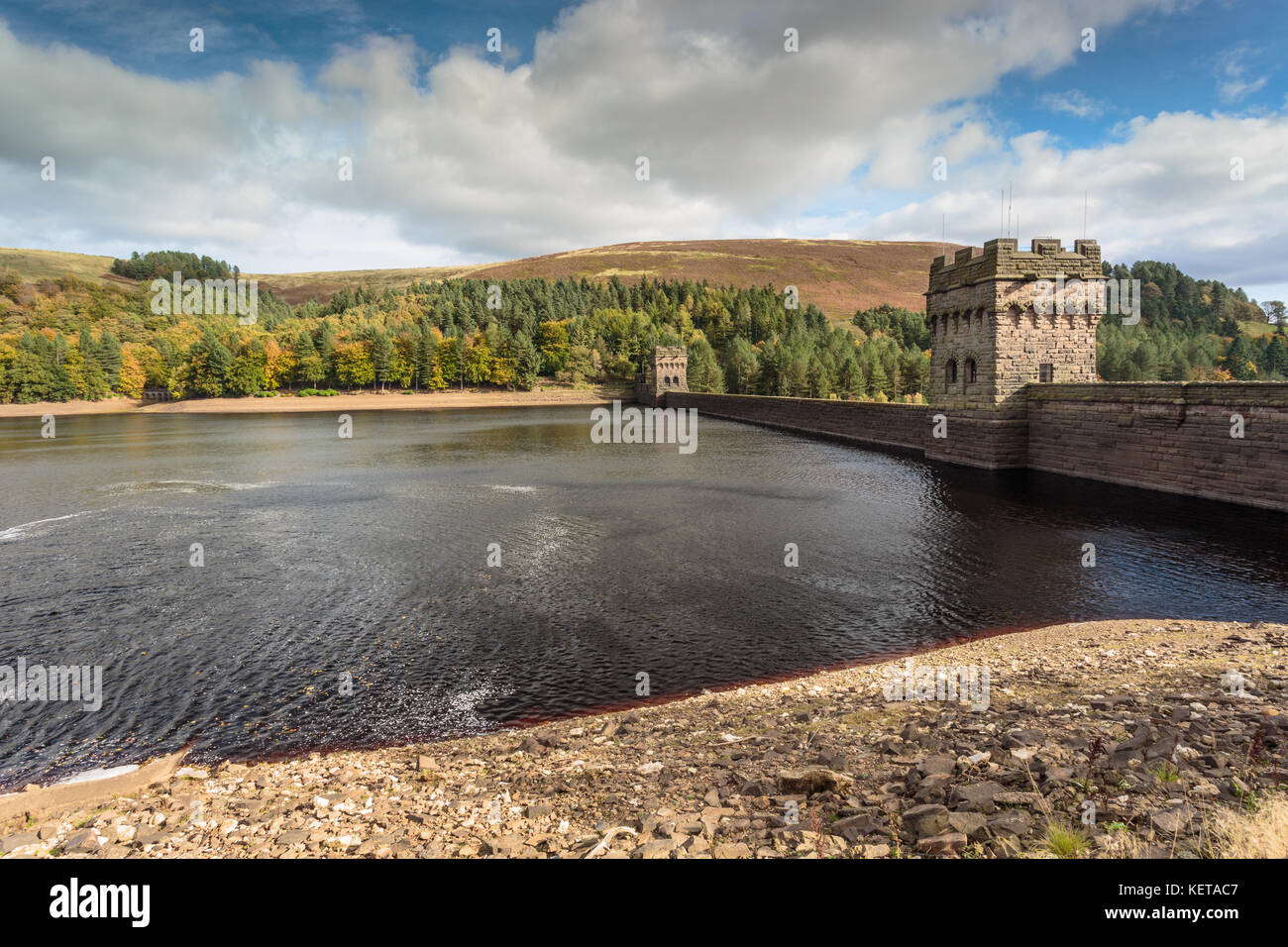 Early Autumn at Howden Dam Stock Photo