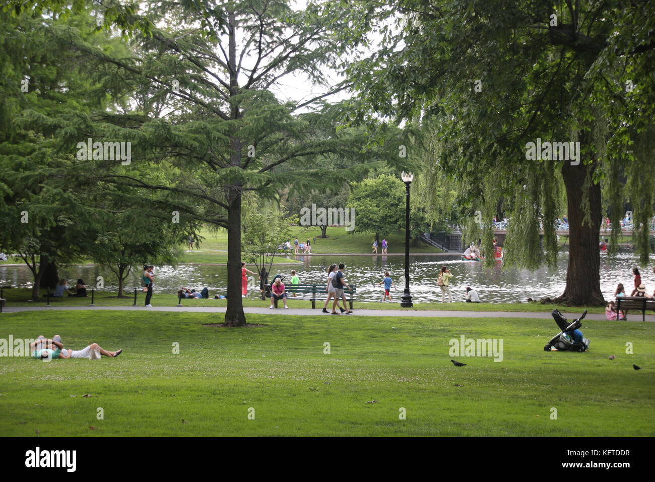 Sunday in the Park Stock Photo - Alamy
