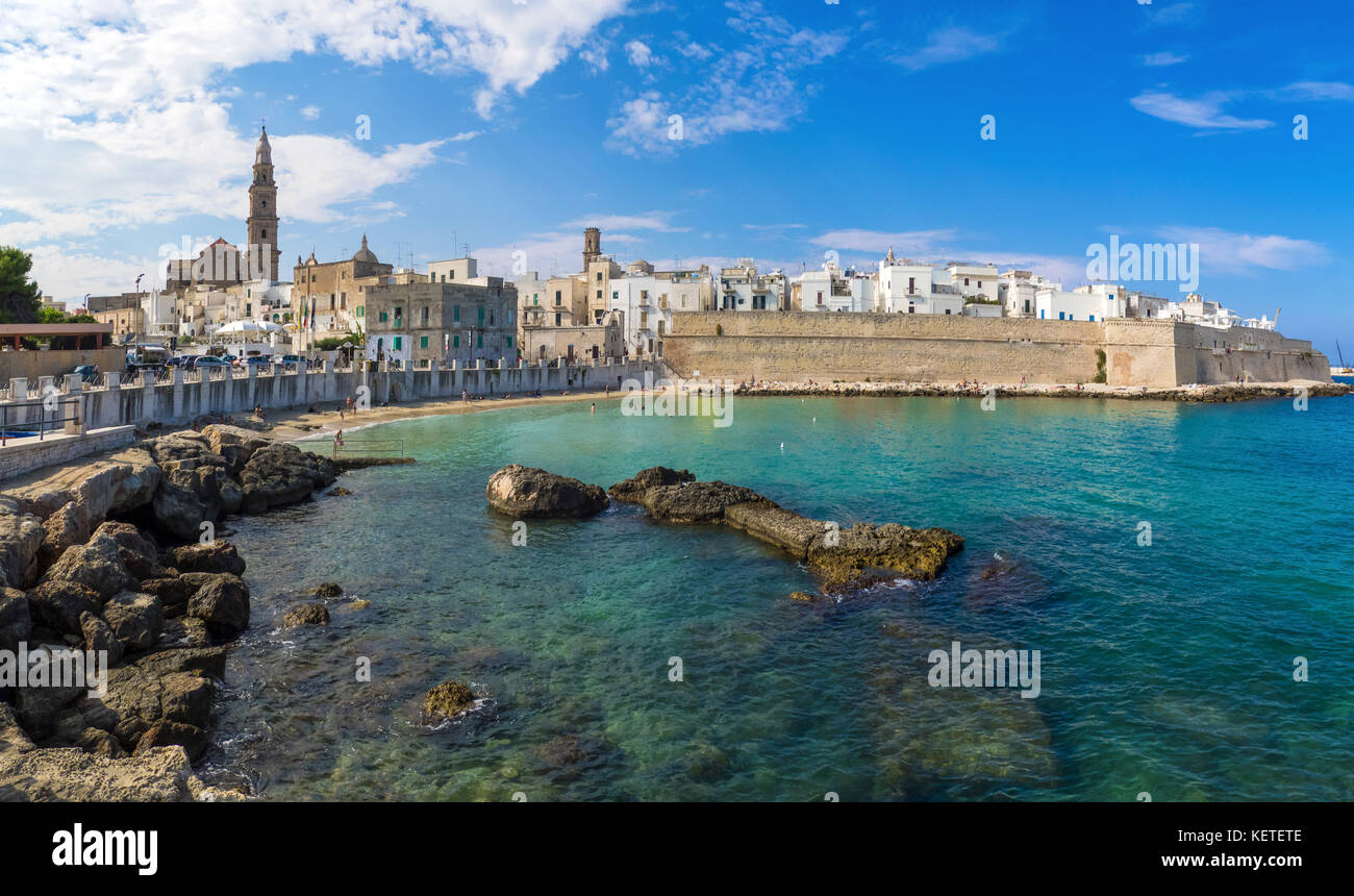 Monopoli (Italy) - A white city on the the sea with port, province of Bari, Apulia region, southern Italy Stock Photo