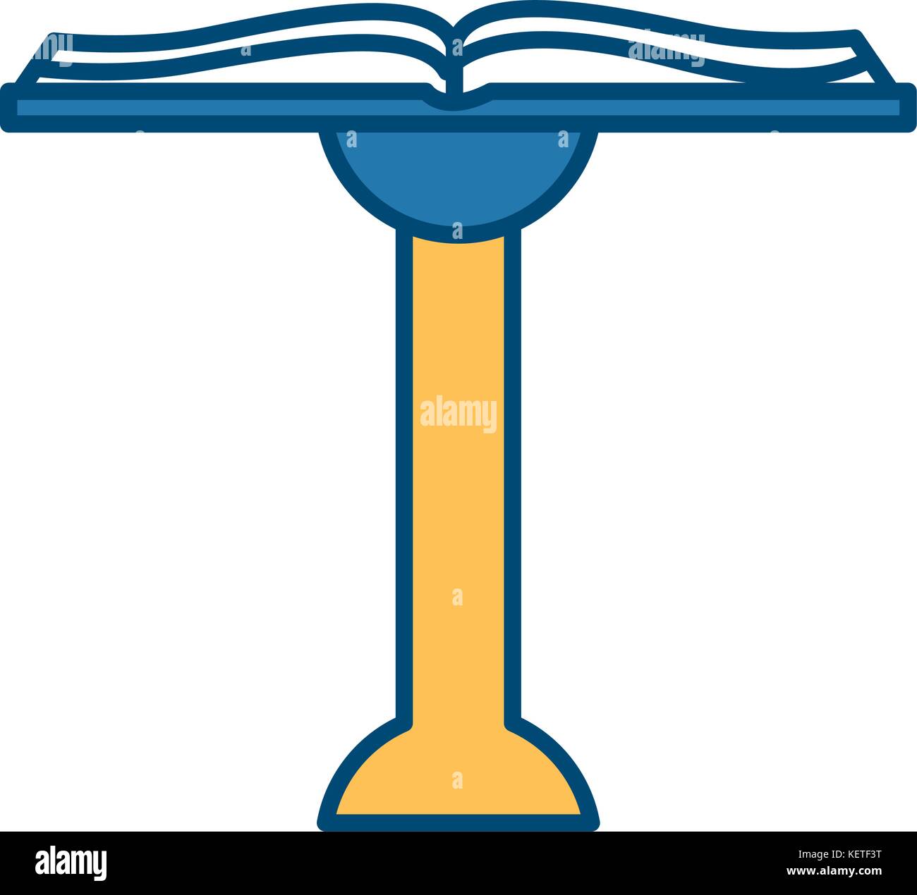 Book open isolated Stock Vector Image & Art - Alamy