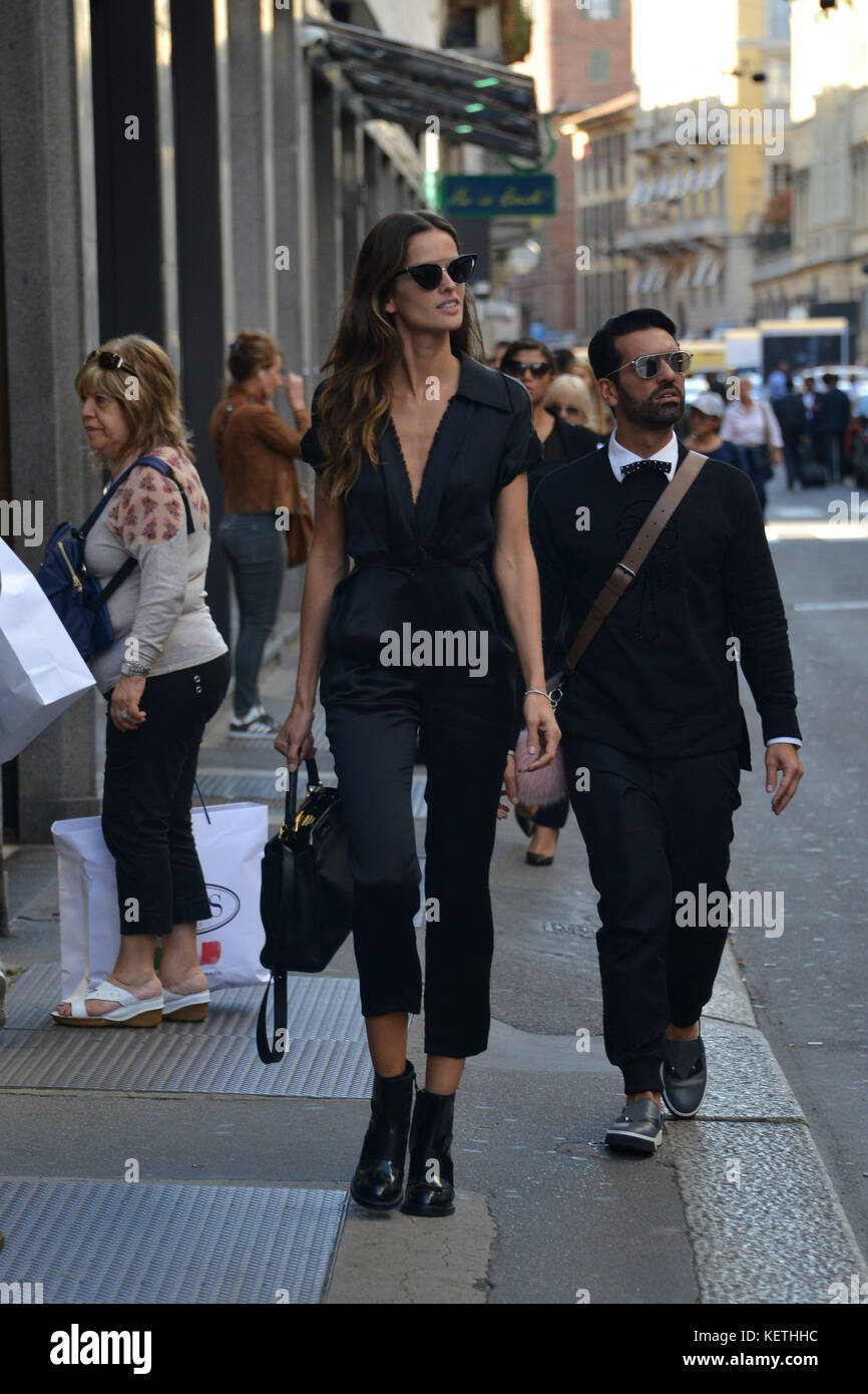 Izabel Goulart out and about in Milan Featuring: Izabel Goulart Where