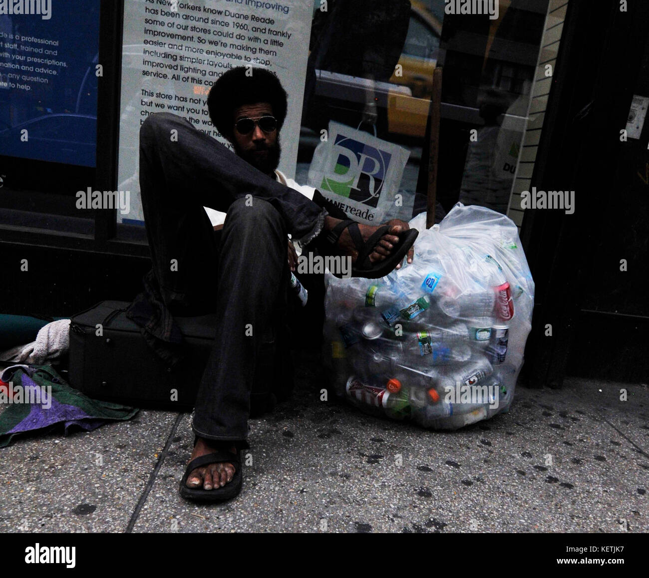 Homeless people in New York Stock Photo - Alamy
