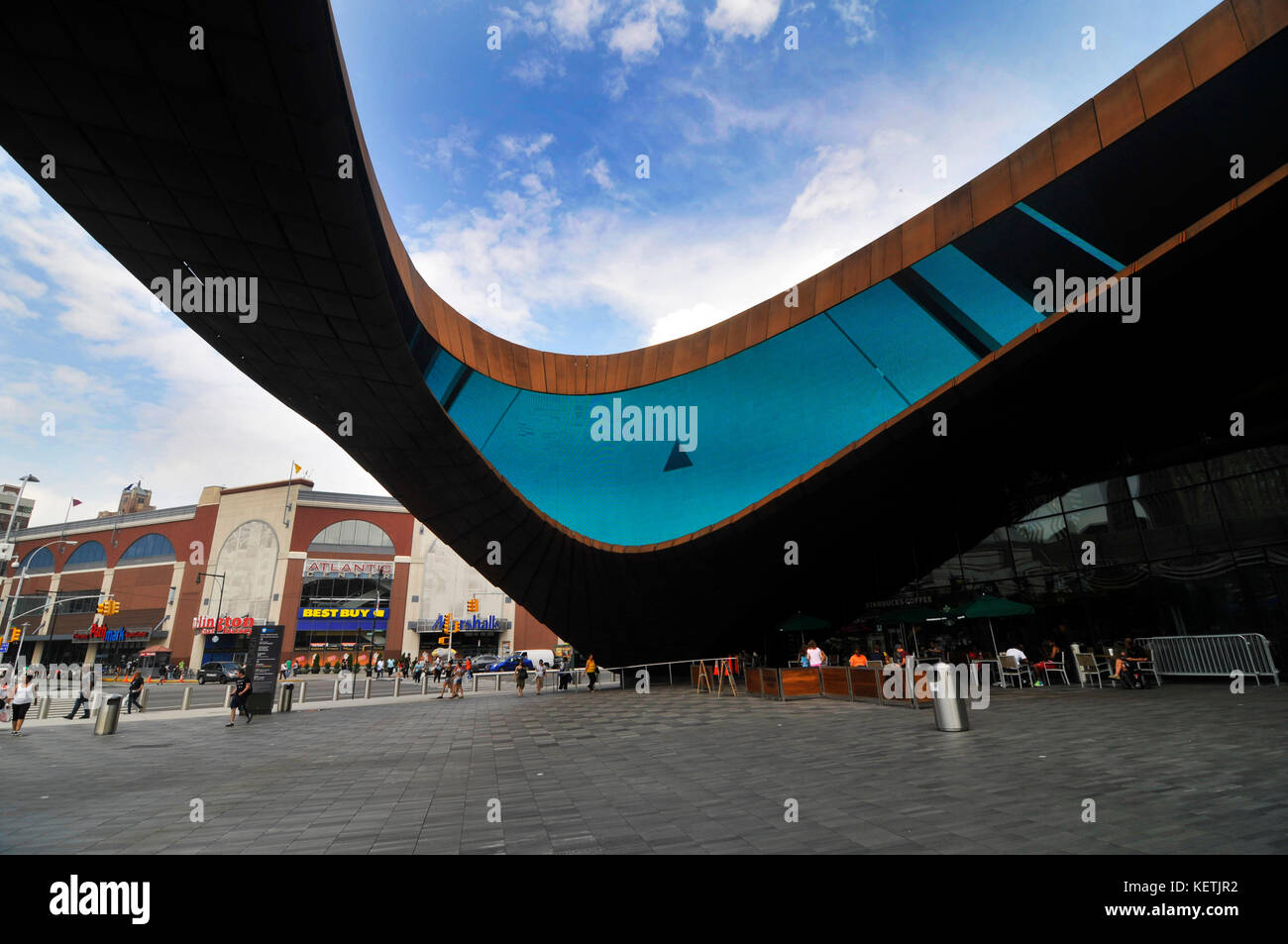 The Barclay's Center in Brooklyn, New York. Stock Photo
