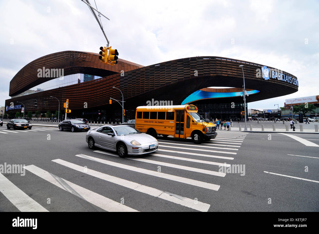 The Barclay's Center in Brooklyn, New York. Stock Photo