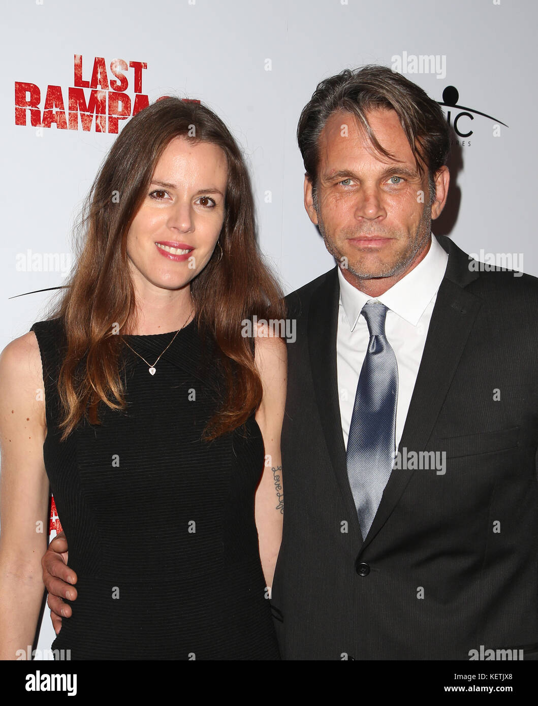 Premiere Of Epic Pictures Releasings' 'Last Rampage'  Featuring: Chris Browning, Guest Where: Hollywood, California, United States When: 21 Sep 2017 Credit: FayesVision/WENN.com Stock Photo