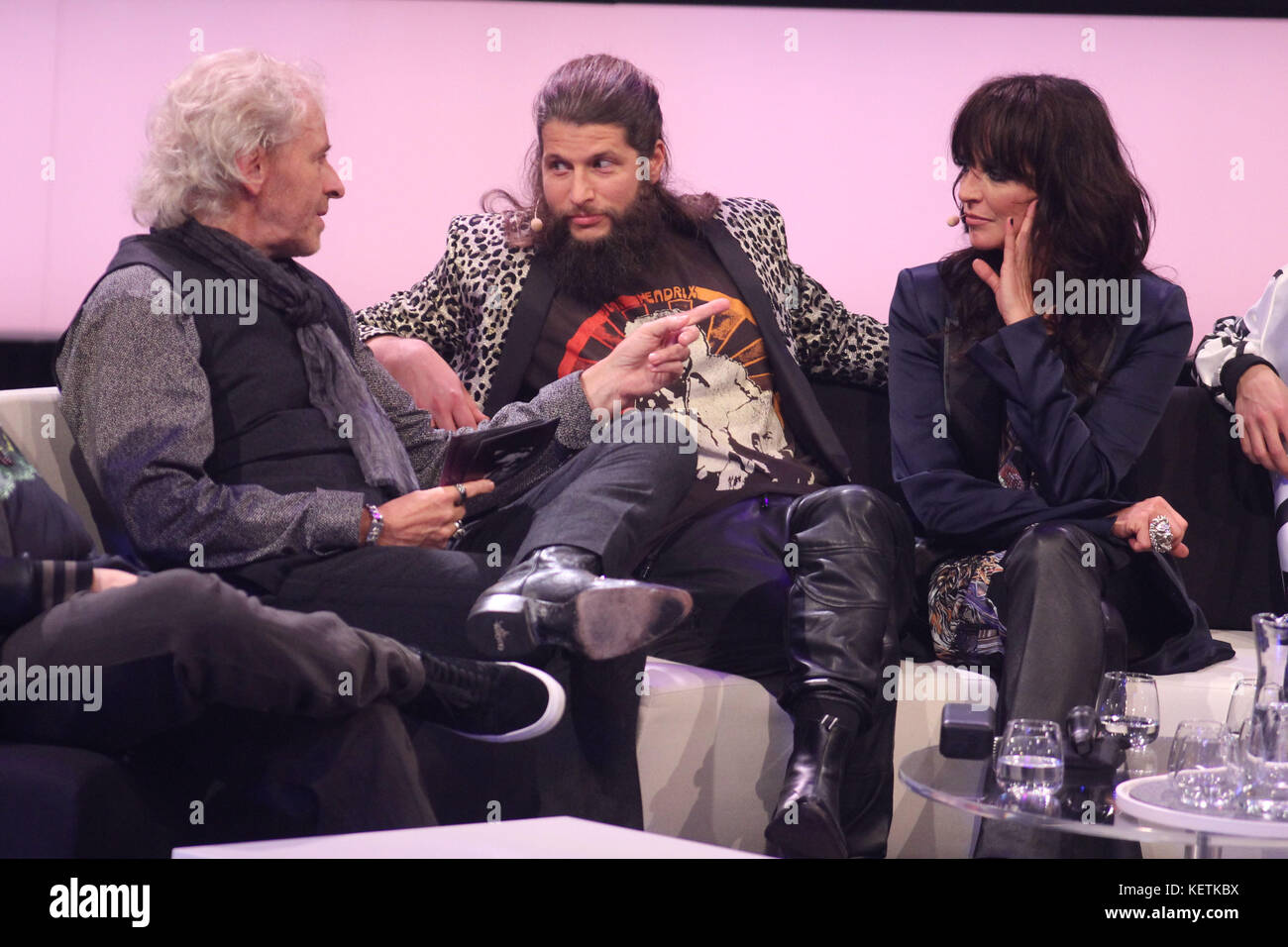 German ZDF TV 'NENA SHOW - Nichts versäumt' at Mehr Theater Hamburg.  Featuring: Thomas Gottschalk, Philipp Palm, Nena Where: Hamburg, Germany When: 22 Sep 2017 Credit: Becher/WENN.com Stock Photo