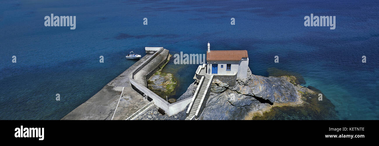 Panagia Thalassini in Andros island, Cyclades, Greece Stock Photo Alamy