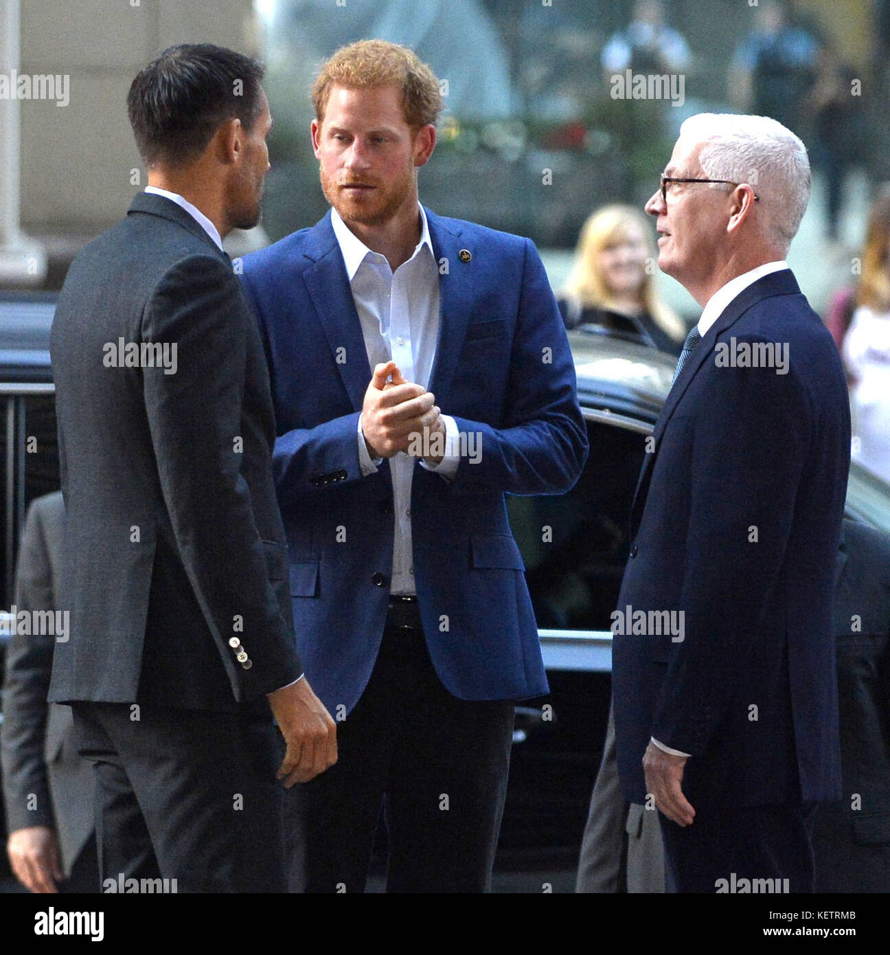 Prince Harry attends the True Patriot Love Symposium at the Scotia Plaza in Toronto  Featuring: Prince Harry Where: Toronto, Canada When: 22 Sep 2017 Credit: Euan Cherry/WENN.com Stock Photo