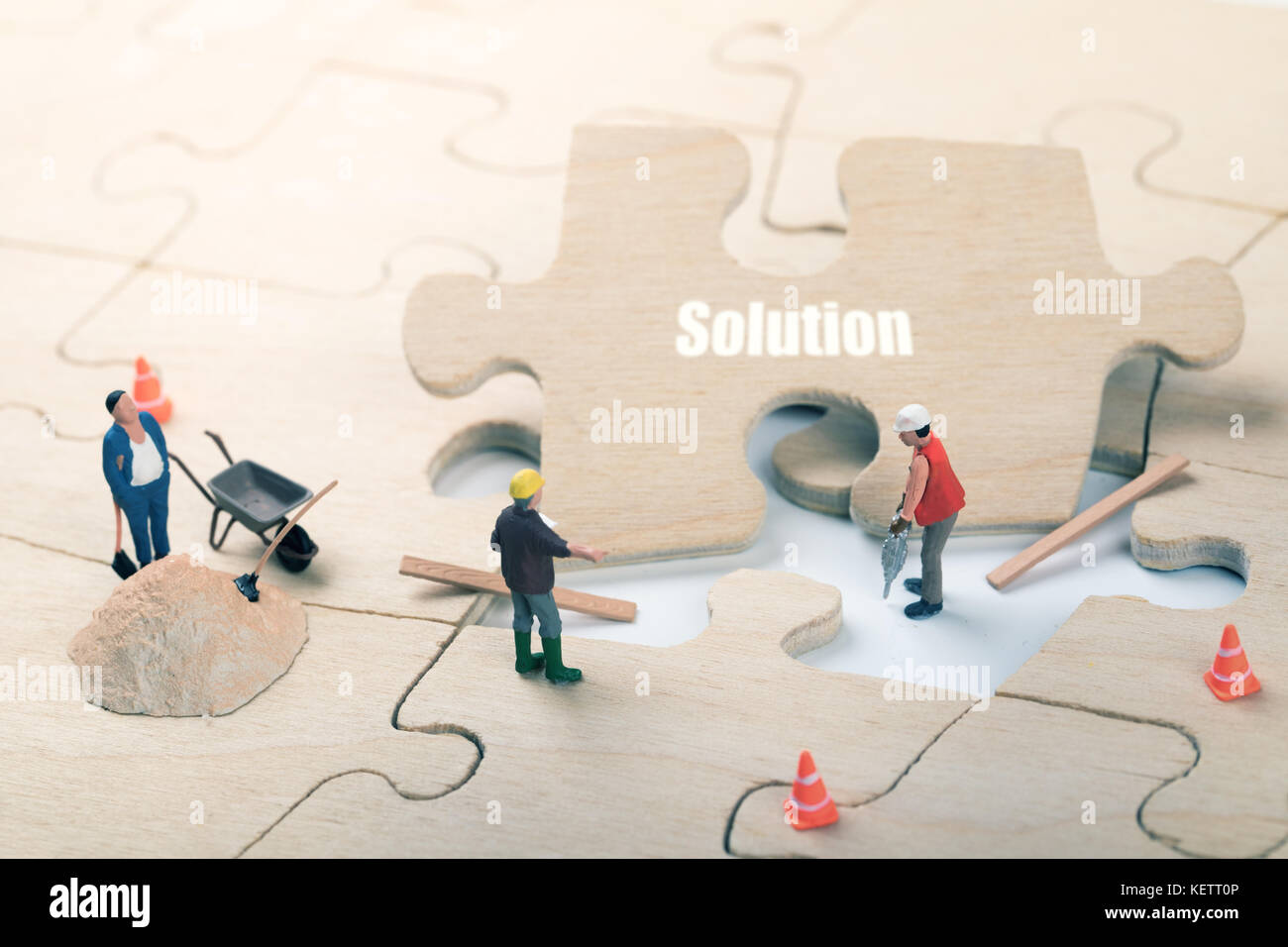 mission complete and problem solution concept Stock Photo
