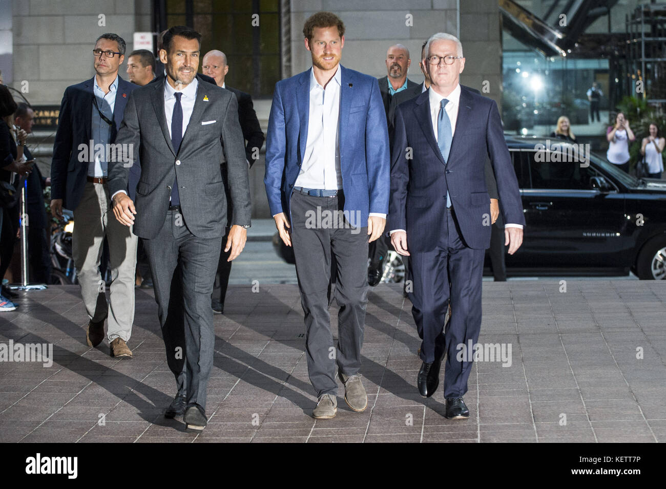 Prince Harry attends True Patriot Love Symposium, at the Scotia Plaza in Toronto.  Featuring: Prince Harry Where: Toronto, Canada When: 22 Sep 2017 Credit: Euan Cherry/WENN.com Stock Photo