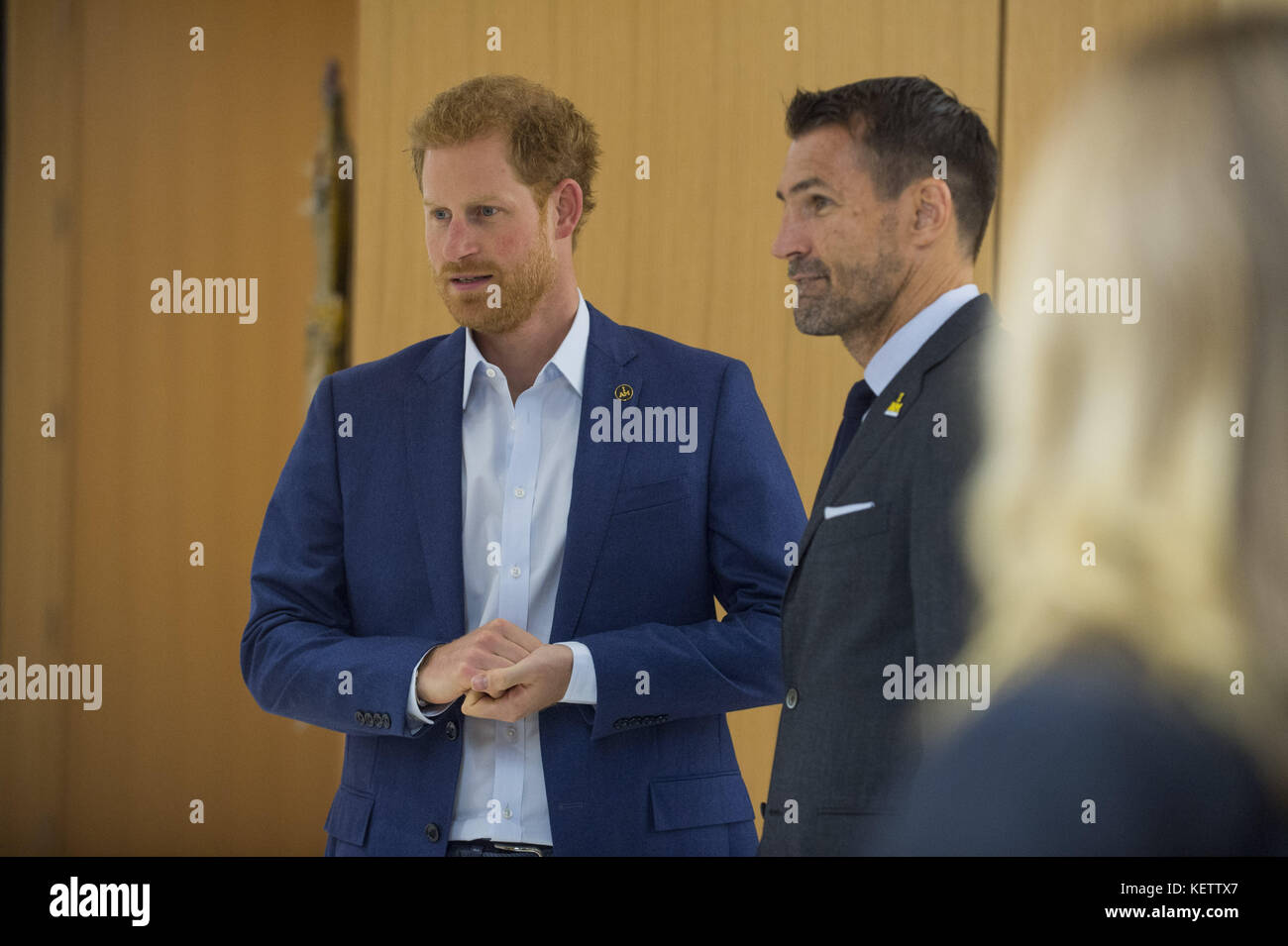 Prince Harry attends True Patriot Love Symposium, at the Scotia Plaza in Toronto.  Featuring: Prince Harry Where: Toronto, Canada When: 22 Sep 2017 Credit: Euan Cherry/WENN.com Stock Photo