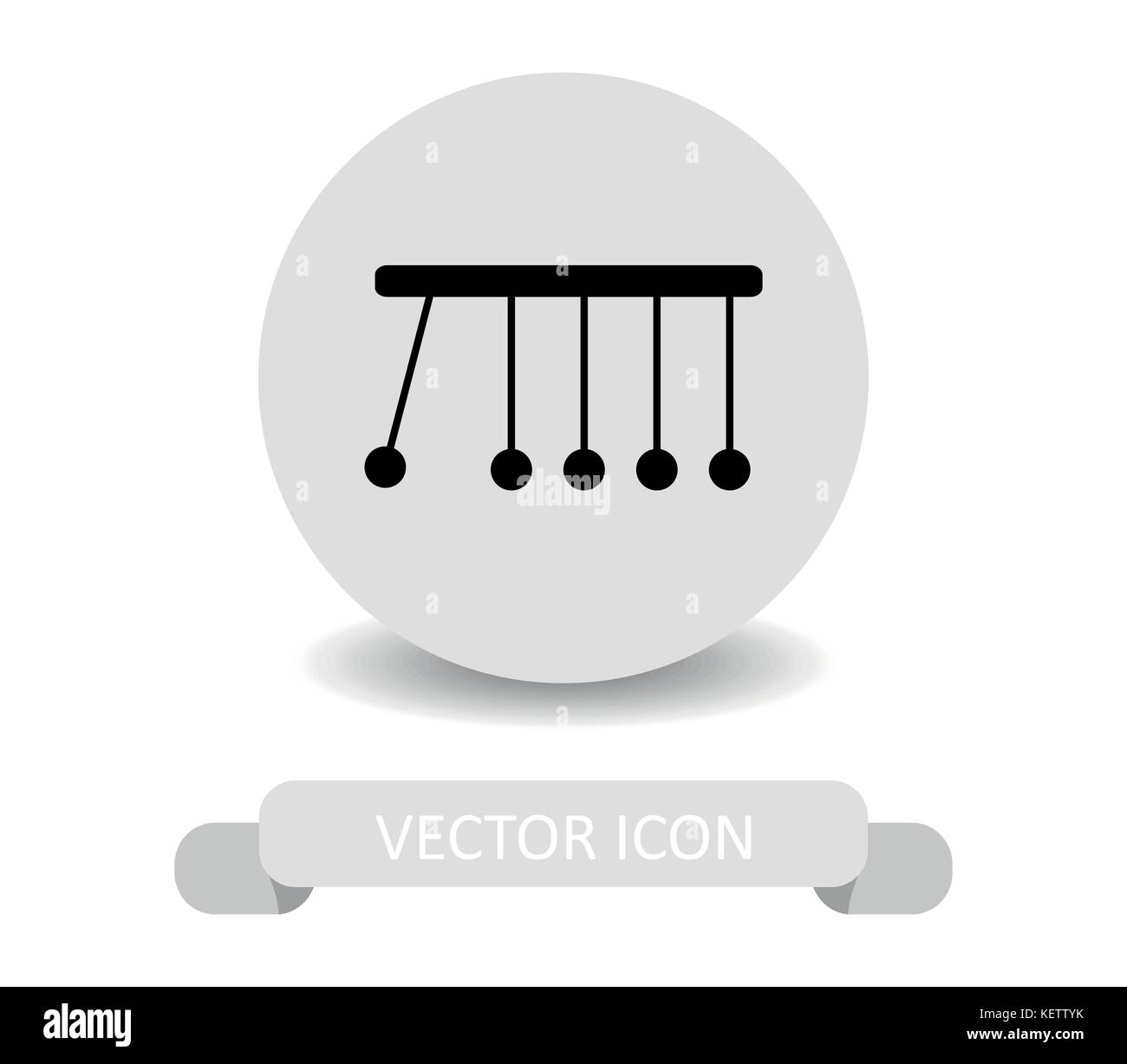 Newton Cradle Black and White Stock Photos & Images - Alamy