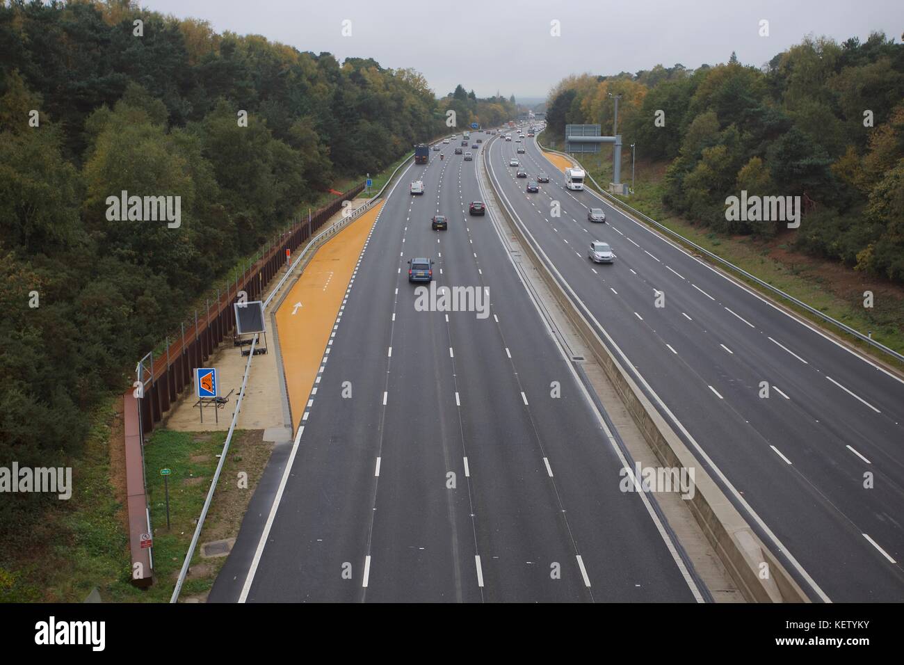 Smart motorway breakdown area hi-res stock photography and images - Alamy