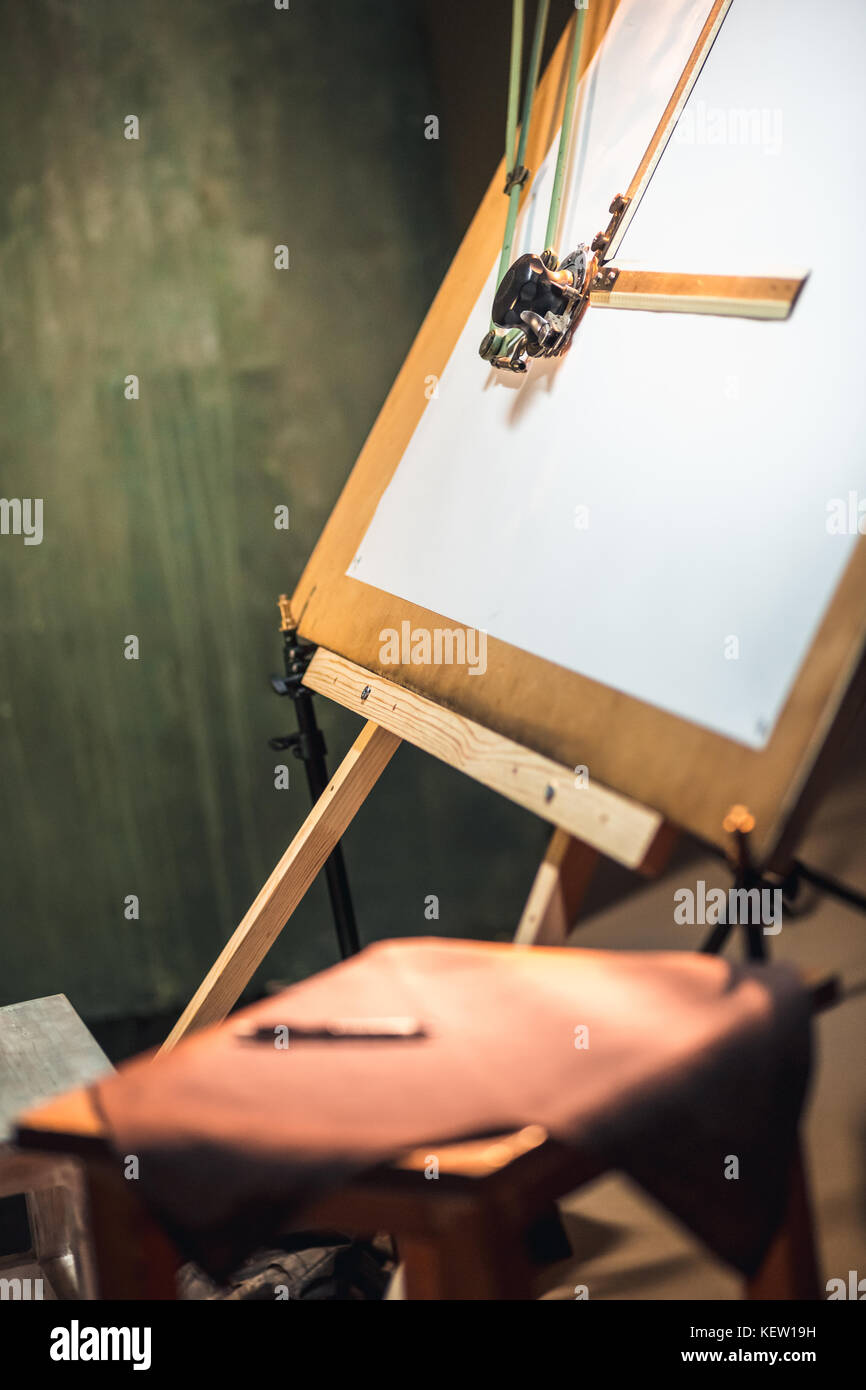 The creative engineer drawing board Stock Photo Alamy
