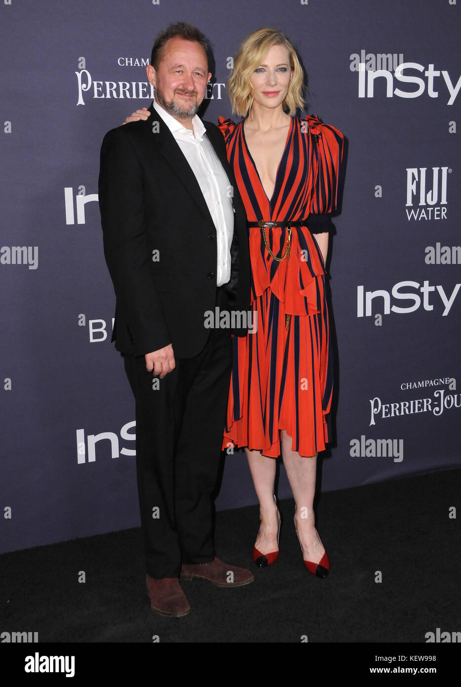 October 23, 2017 - Los Angeles, CA, U.S. - 23 October  2017 - Los Angeles, California - Andrew Upton, Cate Blanchett. Third Annual ''InStyle Awards'' held at The Getty Center in Los Angeles. Photo Credit: Birdie Thompson/AdMedia (Credit Image: © Birdie Thompson/AdMedia via ZUMA Wire) Stock Photo