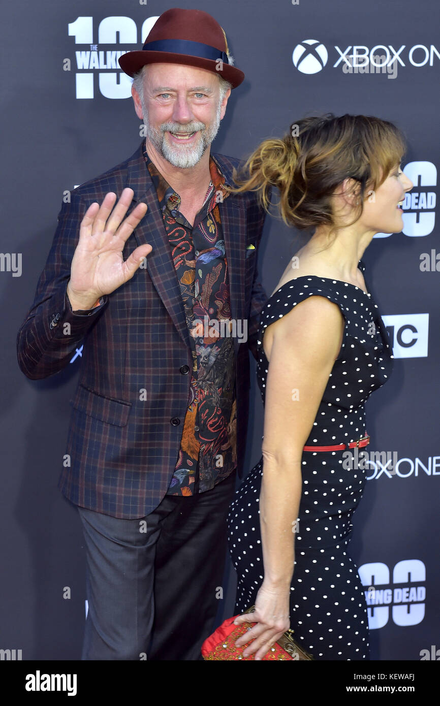 Xander Berkeley and his wife Sarah Clarke attend AMCs The 