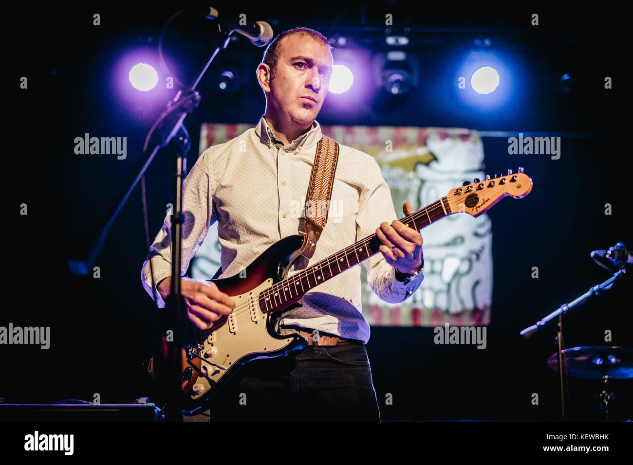 Newcastle, UK. 23rd Oct, 2017. The Fall perform onstage at Boiler Shop, Newcastle Upon Tyne. 23/10/17 Credit: Thomas Jackson/Alamy Live News Stock Photo