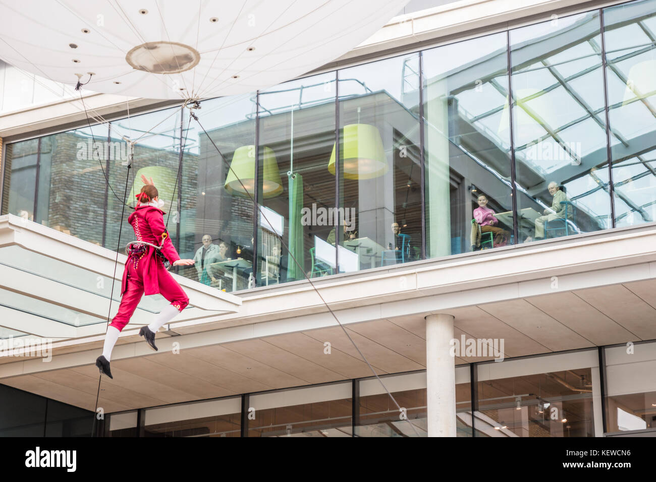 Oxford, UK. 24th Oct, 2017. John Lewis restaurant customers enjoy an