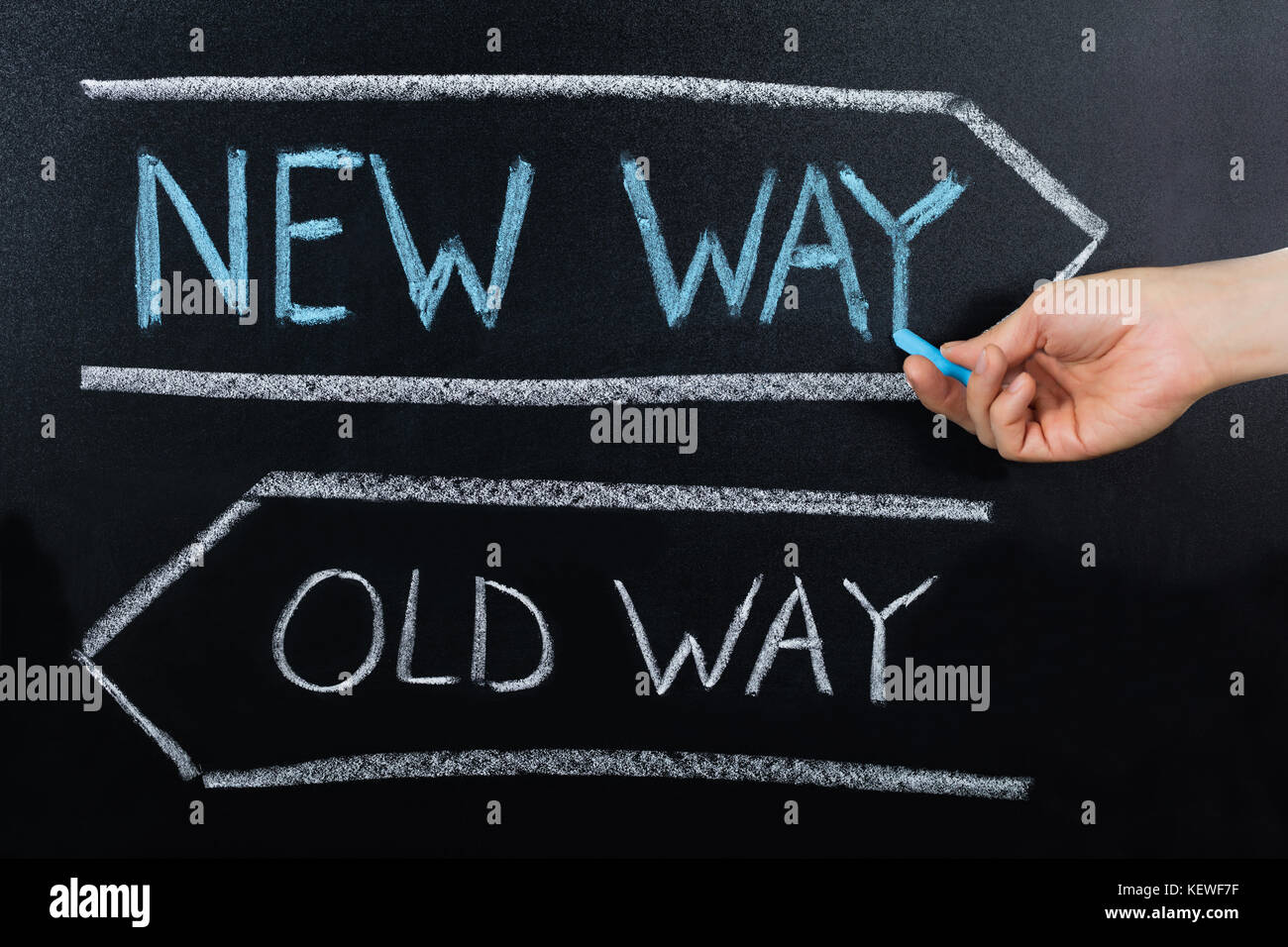 Old Way Learning Old new classroom hi-res stock photography and images - Alamy