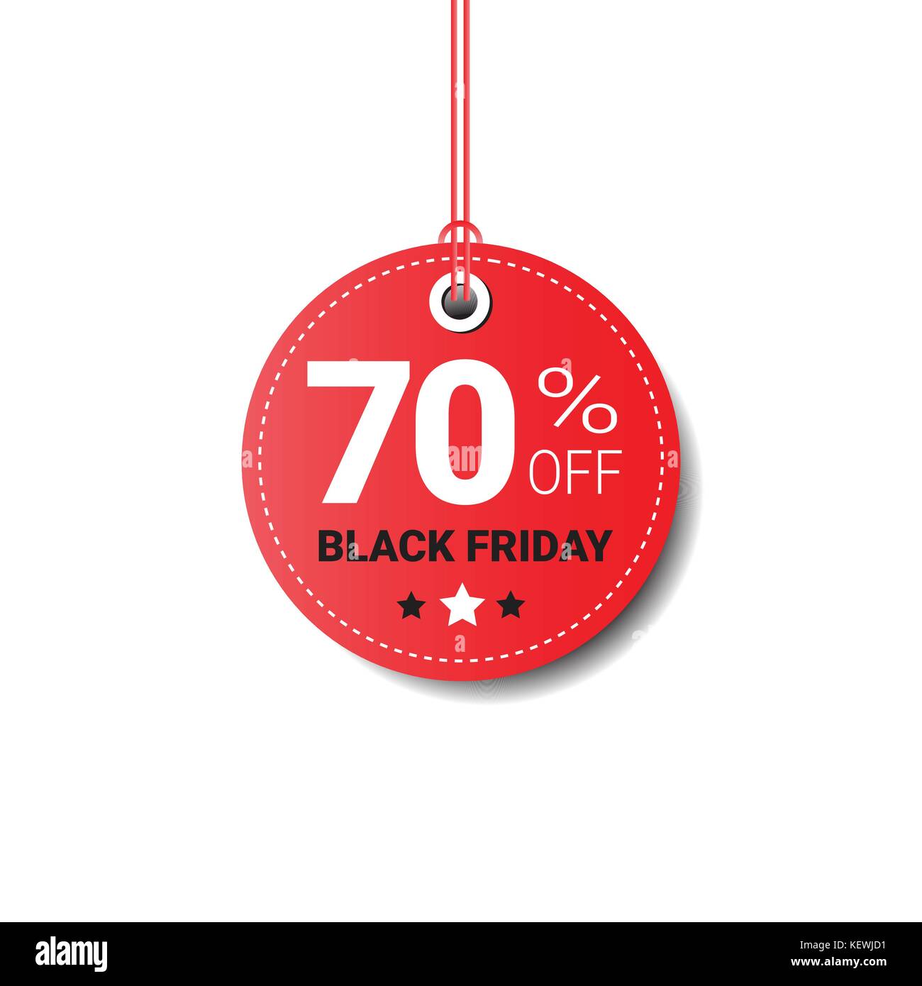 70 Off Tag Isolated Black Friday Logo Design Stock Vector Art