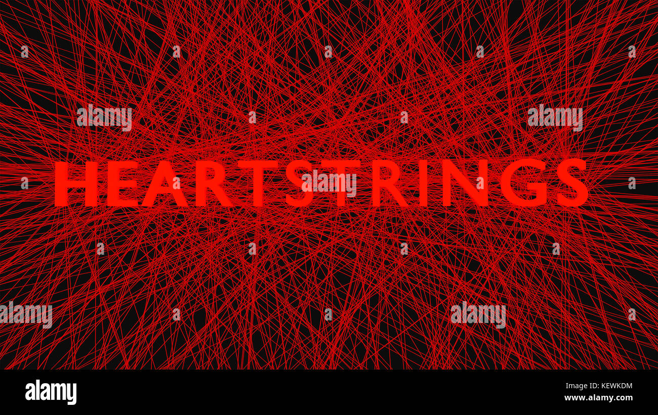 Heartstrings Visual #d rendering. Text