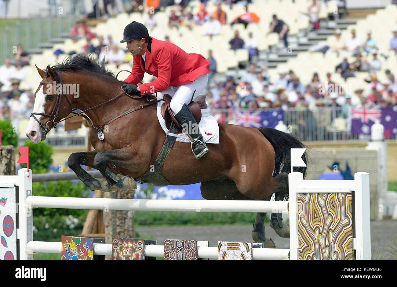 Olympic Games, Sydney 2000, Joaquin Larrain (CHI) riding Jagermeister ...