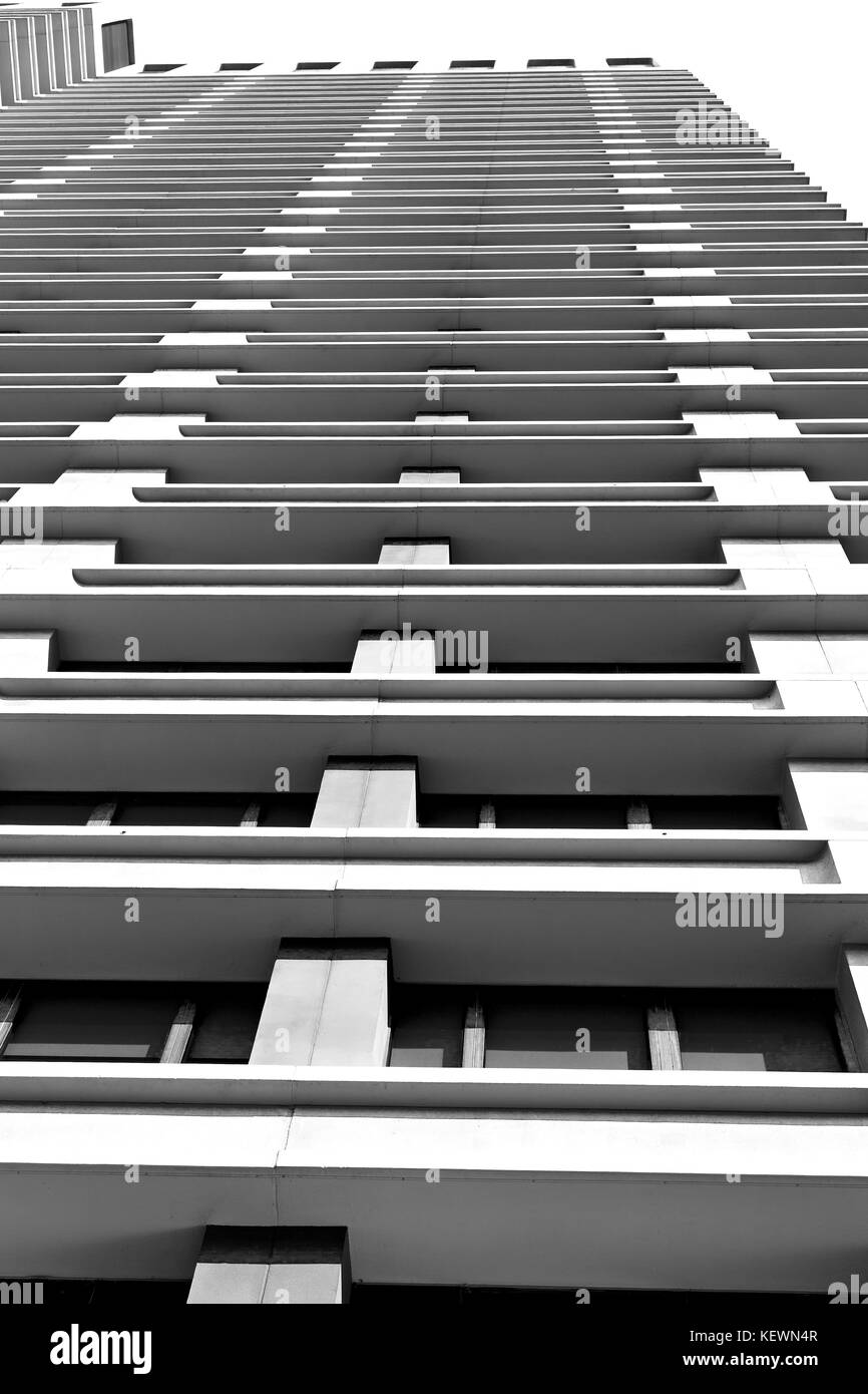 in sydney australia   the skyscraper and the window terrace  like abstract background Stock Photo