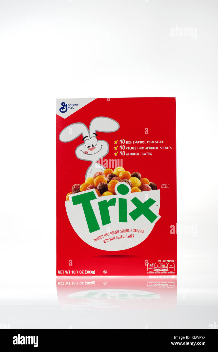 Trix fruit flavoured cereal hires stock photography and images Alamy