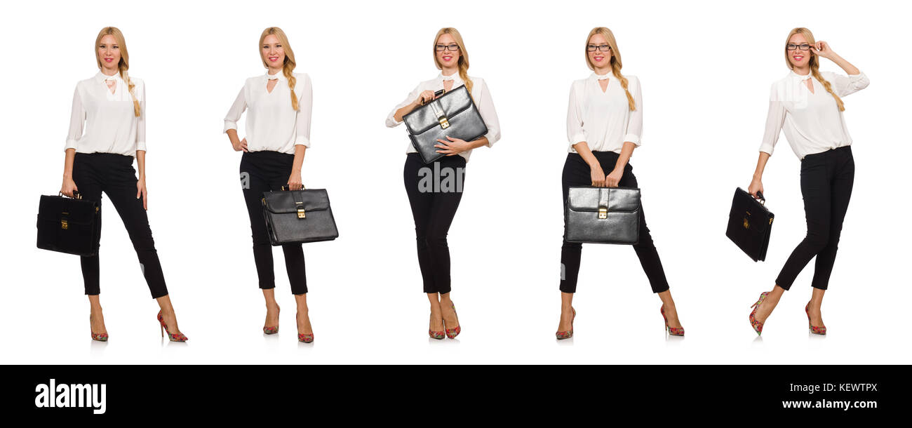 Woman businesswoman in business concept Stock Photo - Alamy