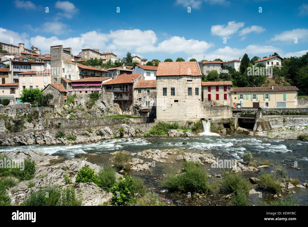 Saint-Lizier, Ariege, Midi-Pyrenees, France Stock Photo