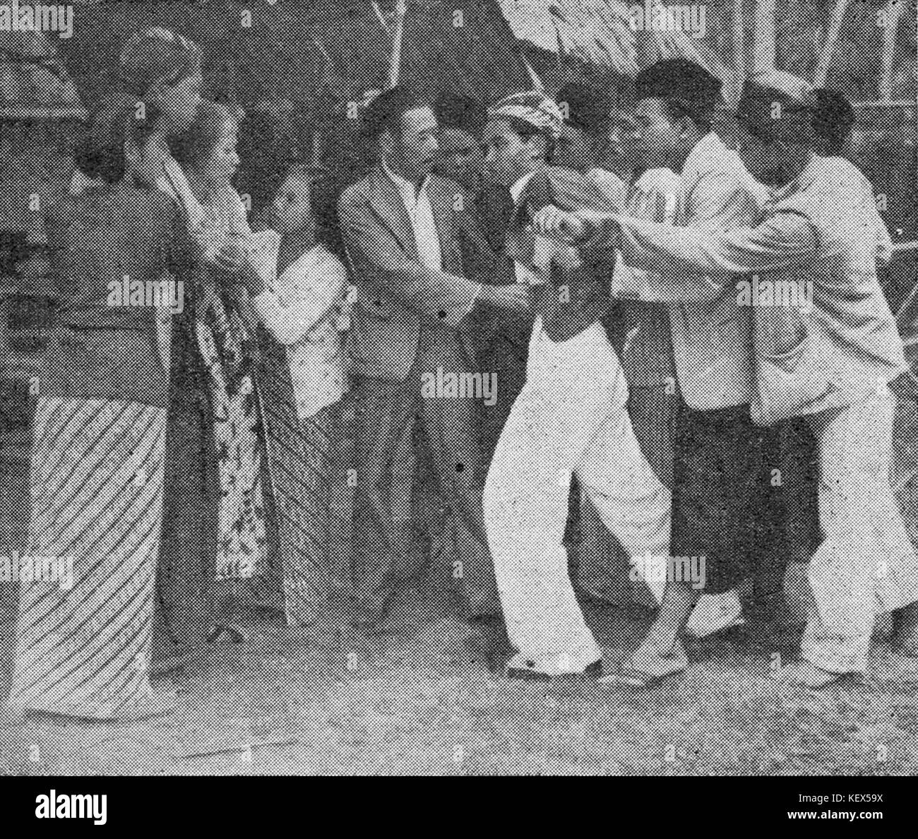 Darma punching Soemengkar, Pantjawarna, p66 Stock Photo