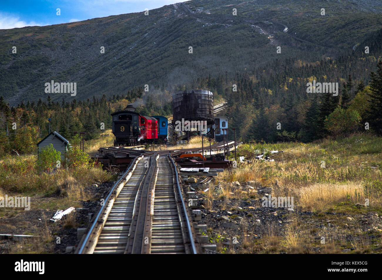 Water tank mount washington cog hi-res stock photography and images - Alamy