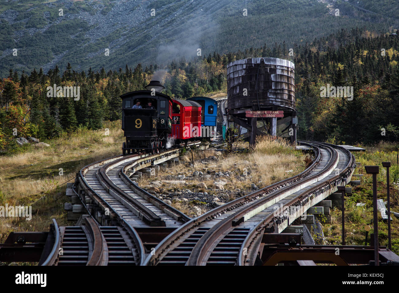 Water tank mount washington cog hi-res stock photography and images - Alamy