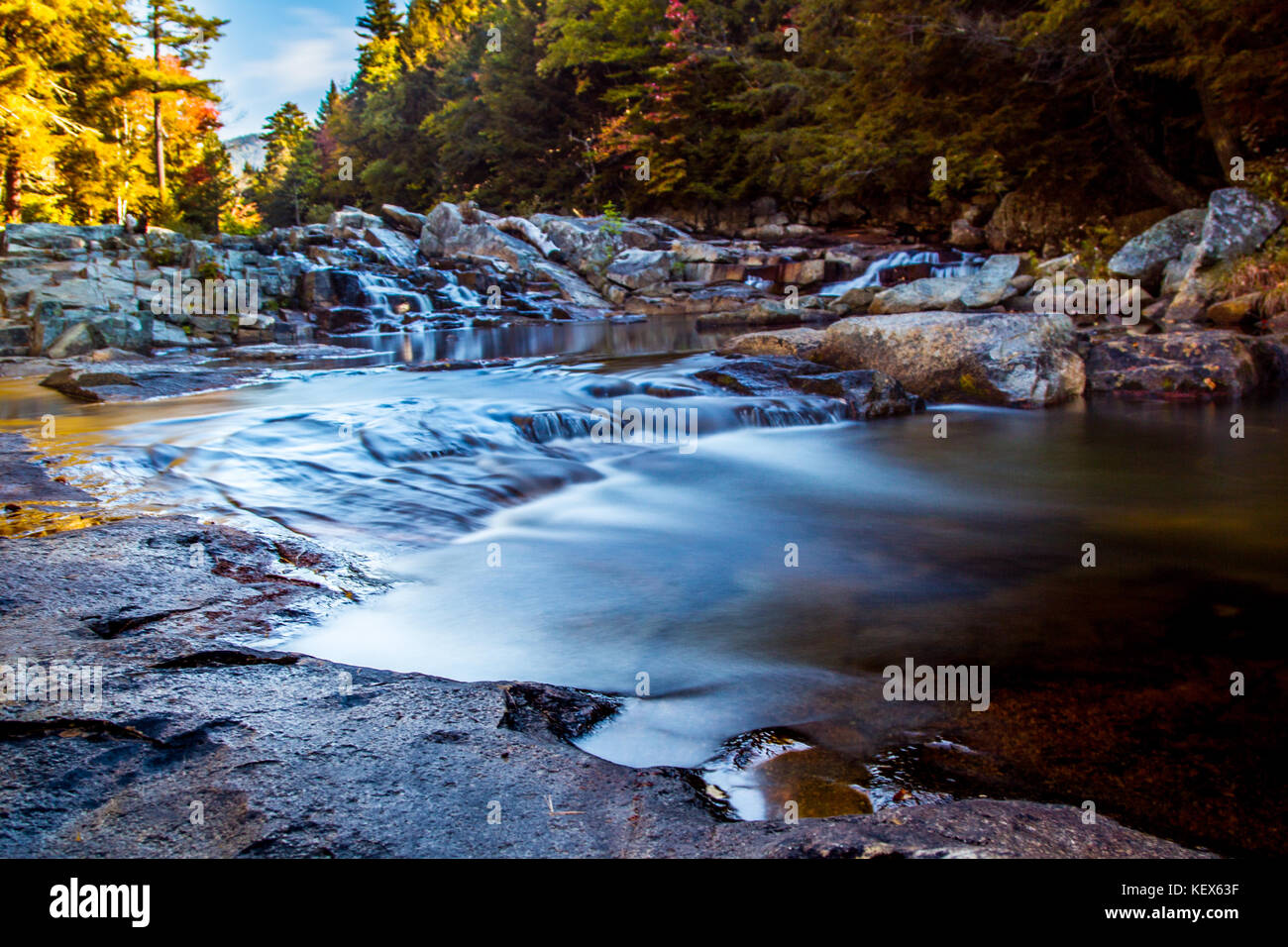 Upper Jackson Falls, Ellis River, Carter Notch Road, Jackson, NH, USA