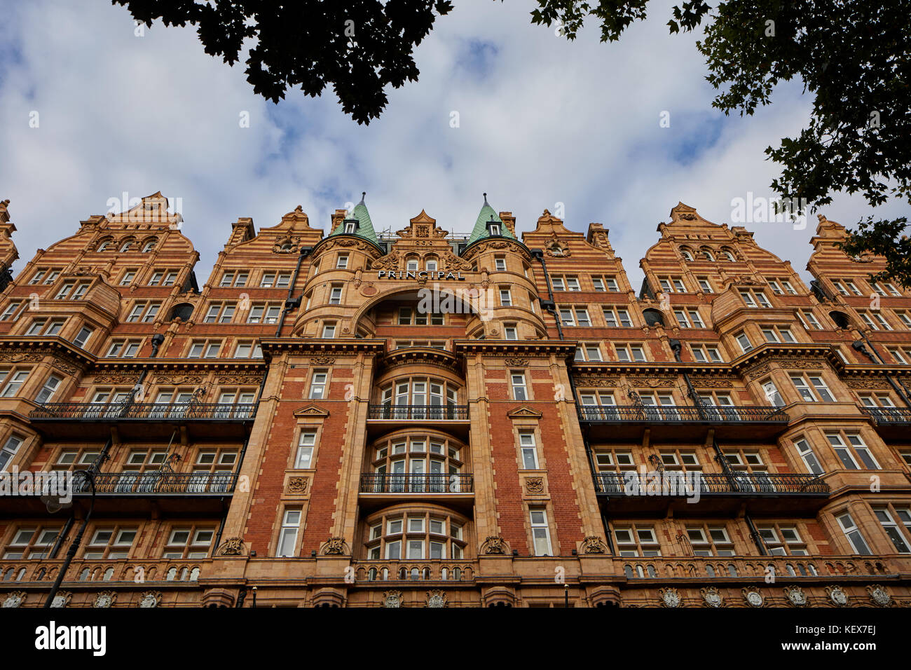 The Principal London formerly kn Hotel Russell, is a five-star hotel, located on Russell Square by architect Charles Fitzroy Doll in London the capita Stock Photo